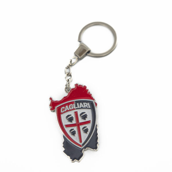 Portachiavi Sardegna Cagliari Calcio metallo