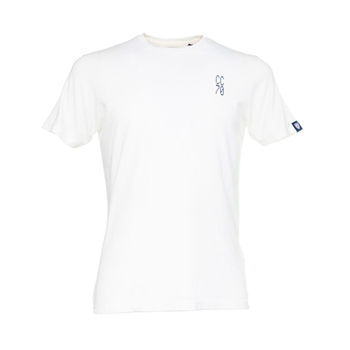 T-shirt cotone vintage white