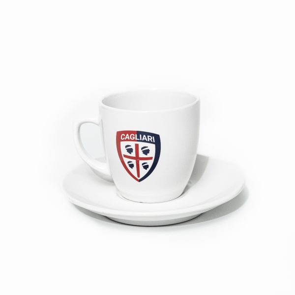 COFFEE CUP WITH SAUCER - Cagliari Calcio Store