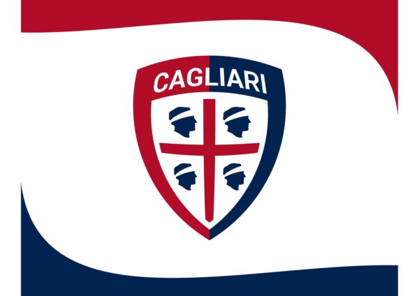Bandiera Cagliari Calcio 100X140 Bianca