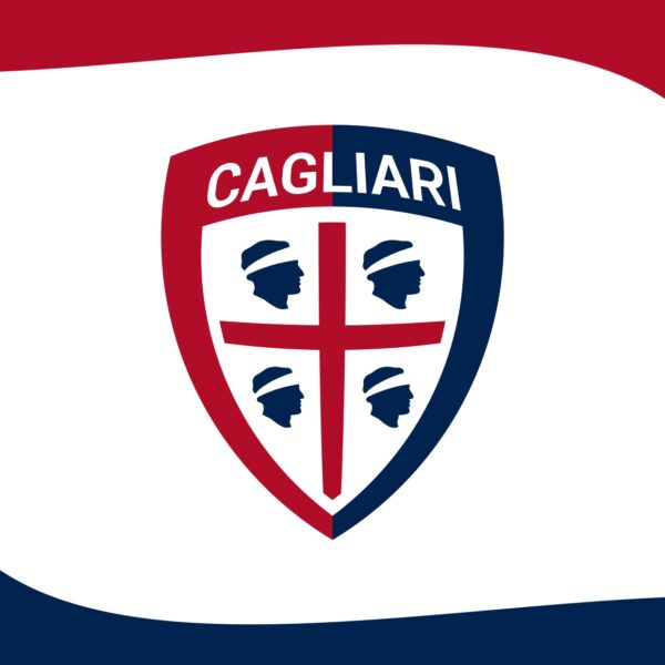 Bandiera Cagliari Calcio 100X140 Bianca